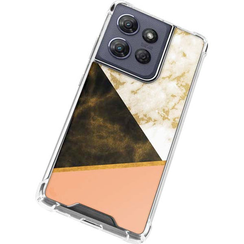 Colored Marble Moto G Play 5G (2025) Clear Case